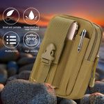 product_image_name-Outdoor-Tactical Waist Pouch EDC Molle Waist Bag Belt Phone Pouch Holster Purse Carrying Pouch for Smartphone, Tools-3