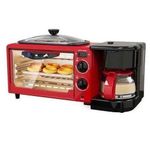 product_image_name-Hoffmans-3 In 1 Home Breakfast Machine Maker Coffee Frying Pan Bread -Black&Red-2