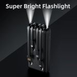 product_image_name-ZHY-10000mah Power Bank Ultra High Capacity With Inbuilt Cables (Type-C, Micro, Lightening And USB)Fast Charging PowerBank - Black.-5