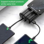 product_image_name-ZHY-10000mah Power Bank Ultra High Capacity With Inbuilt Cables (Type-C, Micro, Lightening And USB)Fast Charging PowerBank - Black.-7