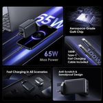 product_image_name-Oraimo-HyperGaN 65 65W GaN Wall Charger Kit With 100W CC Cable QC&PD&PE Fast Charge -4