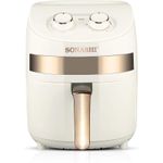 product_image_name-Sonashi-Airfryer With 60Minutes Timer And Over heat protection-Cream/Black/Gold-1