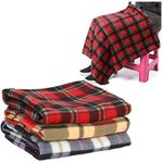 product_image_name-Generic-1 Piece Of Soft Fleece Throw  Checked Large Polar Fleece Warm Soft Blanket Sofa Bed Travel Car Warm Tartan Sofa  Bed  BLankets 150cm X 200cm-3