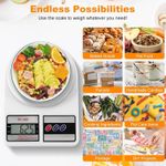 product_image_name-Generic-Electronic LCD Digital Tool Measuring Kitchen Food Weighing Scales10KG/1g Measuring - White-7