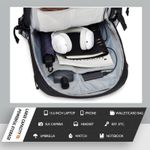 product_image_name-Generic-New Men's Business Multifunctional USB Charging Laptop Backpack Water-Repellent Travel School Bag- Multicolor-4