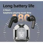 product_image_name-Generic-Wireless Earbuds Bluetooth 5.3, Wireless Earphones Transparent With Deep Bass Hi-Fi Stereo Sound, Bluetooth Headphone With Built-in Mic Charging Case Suitable For IPhone Android Laptop Black-1