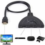 product_image_name-Generic-HDMI Switch 3 in 1 Out, 4K@60hz HDMI Splitter, 3 Way HDMI Switcher Compatible with PS5 Xbox/ Projectors /Laptops-3