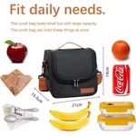 product_image_name-Generic-Lunch Bag,Cooler Bag Small for Men Women Foldable Insulated Bag Portable Cooler Bags Picnic Bag Lunch Bag Breakfast Bag for Lunch Box School, Work-3