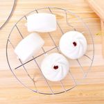 product_image_name-Generic-2 Pieces Of 7 Inch Round Cooking Rack Air Fryer Rack Cooking Steaming 304 Stainless Steel Round Rack Cross Wire w Stand Cookware for Air Fryer Pressure Cooker Canning -3