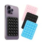 product_image_name-Generic Xim-Silicone Suction Phone Holder Mat Multifunctional Suction Cup Wall Stand - Multicolor-1