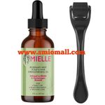 Lanbena MIELLE Rosemary Mint Scalp Hair Strengthening Growth Oil Plus Derma Roller