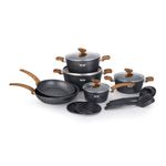 product_image_name-Generic-15 Piece Nonstick Induction Cooking Kitchen Cookware Sets Granite Pots and Pans And Spoons- Multicolor-3