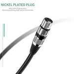 product_image_name-Generic- XLR Male to XLR Female Cable (5 Meter, Black)-3