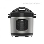 product_image_name-Winningstar-8L Multifunctional Smart Electric Pressure Cooker Rice Cooker  With Stainless Steel Shell Stainless Steel Steamer Tray Rice Measuring Cup/Scoop Touch Panel Cooking Mode*12 1.2m Copper Charging Cable VDE Plug- Silver-2