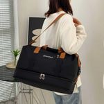 product_image_name-Genetic-Travel Bag Travel Essentials Travel Duffel Bag with Shoes Compartment Sports Gym Bag Folding Organizer Bag Sport Duffel Bag-multi colour-1