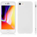 product_image_name-Generic-Iphone 7 Plus, 8 Plus Matte Shockproof Ultra Slim Fit Silicone TPU Soft Gel Rubber Cover Protective Case Bumper-White-5