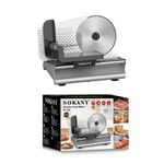 product_image_name-Sokany-Electric Vegetable Food Slicer Machine Commercial Meat Slicer Cutting Machine- Silver-2