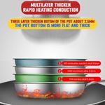 product_image_name-Idrop- 30CM Inner Honeycomb Nonstick Single Handle Frying Pan Pancake Roti Stock Saucepan-6