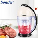 product_image_name-Sonifer-2In1 Electric Food Chopper And Meat Grinder - Cream-2