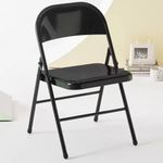 Foldable leather chair