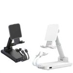 product_image_name-Generic-Powerstand 10000Mah, White Powerbank with Inbuilt Stand Powerbank Fast Charging Quick Charge for iPhone, Android 12W Charging Speed LED Indicator Micro-USB, USB- Type C-3