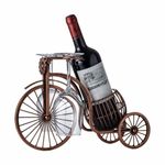 product_image_name-Generic-Vintage Metal Bicycle Wine Rack Holder Stand Free Standing Small Tabletop Bottle Holder Water and Wine Bottle Holder for Home Kitchen Dining Room -1