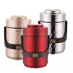 product_image_name-Generic-Japan Stainless Steel Insulated Food Flask Leakproof Lunch Box Keep Cold/Warm 12H For Men, Women, School, Office, Picnic, Travel,Red,2.6L- Multi-Color-2