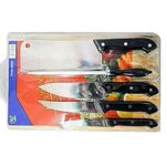 Plastic Chopping Board With Knives - Multi-color.  