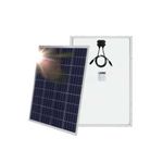 product_image_name-Generic-100 Watts Solar Panel Kit + 50AH Solar Battery + 10AH Controller + 300watts Invertor +  50M Cable Roll 1.5mm -Black-6