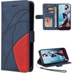 product_image_name-Motorola-Case for  Moto G71  Leather Wallet Flip Cover - Blue-1