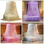 Round mosquito net- 6x6 - Multicolour 