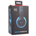 product_image_name-P47-Wireless Bluetooth Headphones - Blue-2