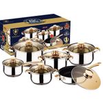 product_image_name-Generic-6-Piece Stainless Steel Cookware Set with Glass Lids - Silver-2