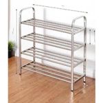 product_image_name-Generic-4 Tier Shoe Rack /4Layer Shoes Rack - Silver/Multicolor-3