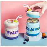 product_image_name-Generic-450ml Baby lunchbox, Stainless Steel Soup Thermal Container with spoon for Children, MULTICOLOR-1