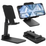 Folding desktop phone stand