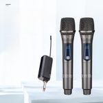 product_image_name-Generic-Wireless Microphones, Professional UHF Dual Microphones for Karaoke, Wireless Dynamic Microphone System Set with Rechargeable Receiver,Plug and Play,Instrument-Wireless-Microphones-2