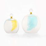 product_image_name-Life Smile-7 Piece Ceramic Sugar Bowl Coffee Tea Canister Storage Containers - White.-5