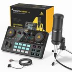 product_image_name-maono-Podcast Equipment Bundle Audio mixer All-in-One Podcast Production Studio with 3.5mm Microphone for Live Streaming, Recording, PC, Smartphone, DJ Caster Lite (AU-AM200-S1) -8