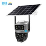product_image_name-Generic-V380 Solar PTZ DUAL lens Camera 4G SIM Card Camera with Two-voice way intercom-5