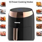 product_image_name-Geepas-Digital Air Fryer, 3.5L Non-Stick Fryer, Oil & Fat Free Air Fryer Overheat Protection Sensor Touch Panel 7 Program for Frying -Multi-3