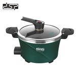product_image_name-Dsp-4.5 Litres Electric Non-Stick Pressure Cooker Soup Pot Boiler Food Saucepan - Multicolor-1