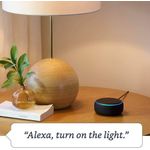 product_image_name-Amazon-Echo Dot 3rd Generation, With Alexa, Enables Wireless Music Streaming, Bluetooth and Wi-Fi Connectivity, 1/8" Audio Output to Powered Speakers, Charcoal Original-Black-3