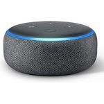product_image_name-Amazon-Echo Dot 3rd Generation, With Alexa, Enables Wireless Music Streaming, Bluetooth and Wi-Fi Connectivity, 1/8" Audio Output to Powered Speakers, Charcoal Original-Black-4