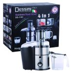 product_image_name-Dessini- Italy Ds-1100 Stainless Steel 4 In 1 Juicer-Clear/Black-1