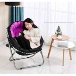 product_image_name-Generic-Cozy Folding Saucer Chair with Tufted Cushion-3