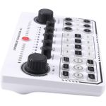 product_image_name-Generic-Professional Portable Mixer Recording Studio Live Sound Card Knob Design USB Audio Mixing Interface Live Broadcast for Live Broadcast Support for 12 Kinds of Warming Sound and a Key Mute,with Double Call Simple Port Design-4