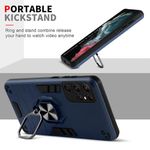 product_image_name-Samsung- Galaxy S22 Ultra Luxury Hard  Armor Liquid Silicone Skin Touch Feel Cover Case Black -2