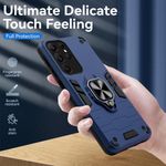 product_image_name-Samsung- Galaxy S22 Ultra Luxury Hard  Armor Liquid Silicone Skin Touch Feel Cover Case Black -3