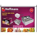 product_image_name-Hoffmans-12L Electric Deep Fryer – Dual Basket Model HM-88-2 - Silver-1